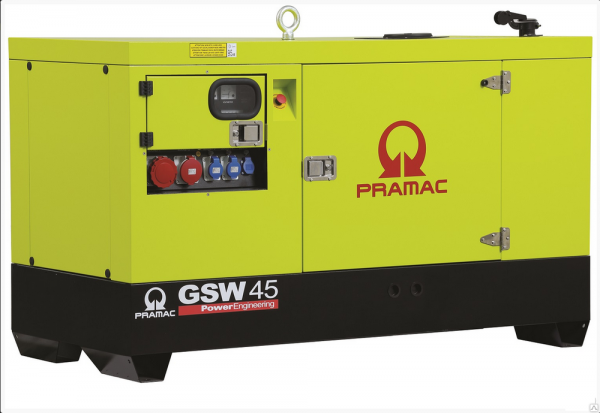 картинка Дизельный генератор Pramac GSW45Y, 400V, в кожухе от компании Нова Механика
